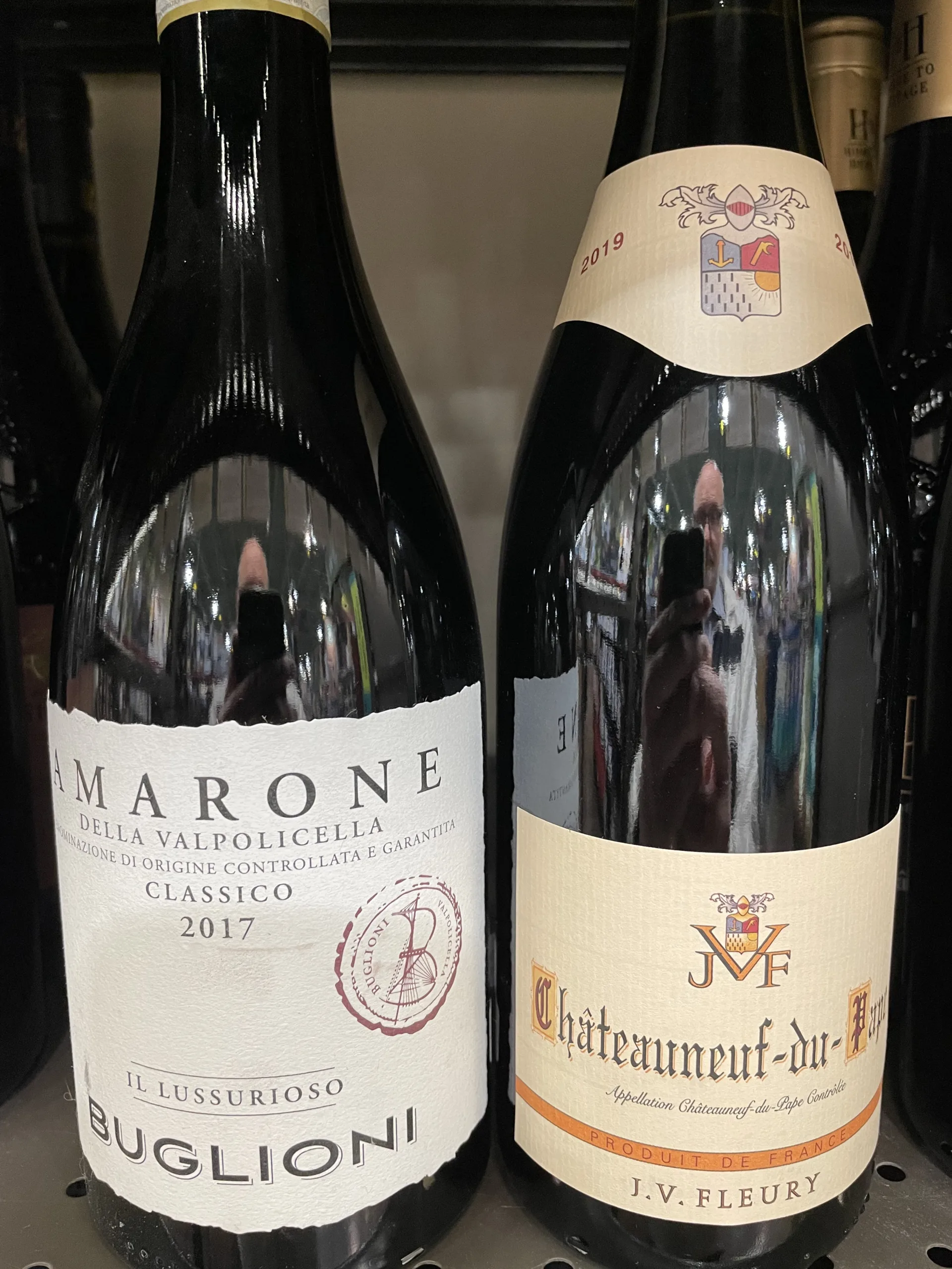Comparing Chateauneuf du Pape and Amarone Wines